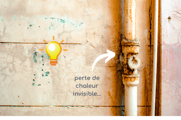 poorly insulated pipes