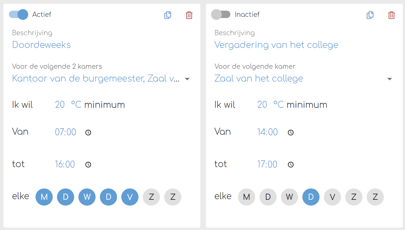 Een feestdag? Leegstaande lokalen?