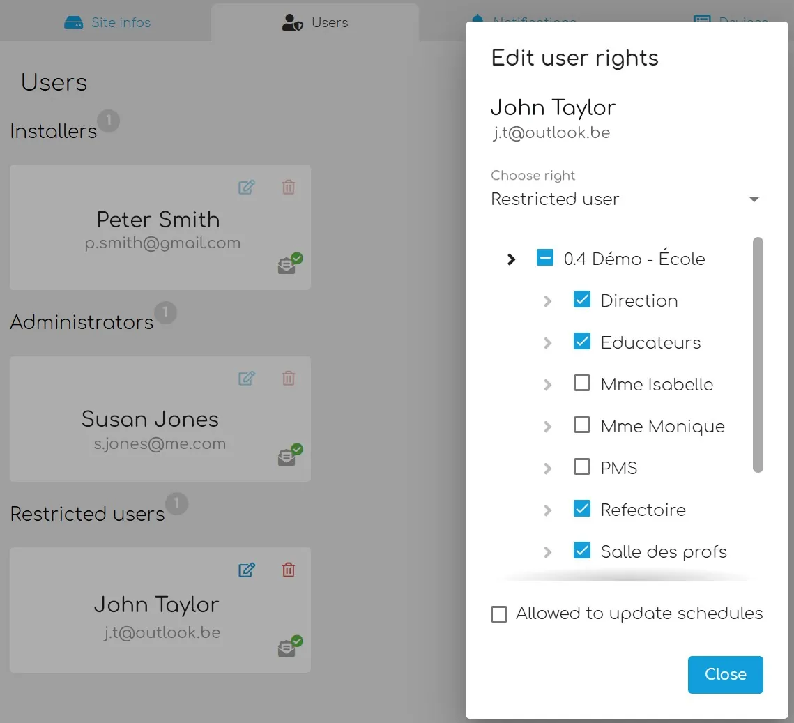 Access Rights Management